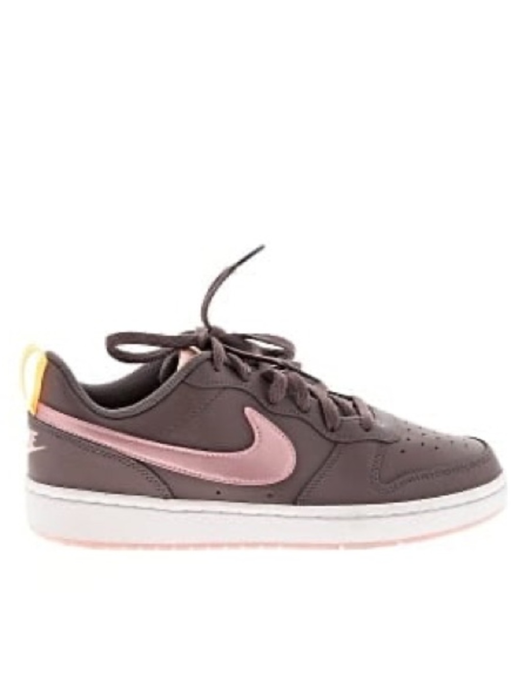 Nike Court Borough Low 2 SE Brown/Rose Gold Sneakers Size Youth 4.5Y